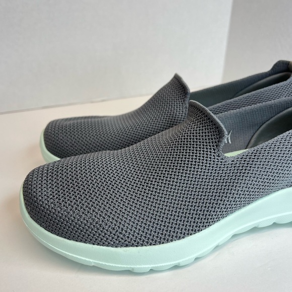 Skechers Go Walk Joy Sensational Day Womens Sz 8.5 124187 Displays Grey/Mint - Picture 6 of 15